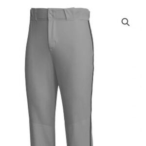 NWT Adidas Icon Pro Piped Baseball Knicker Pants Mens Small Gray Black GQ9212